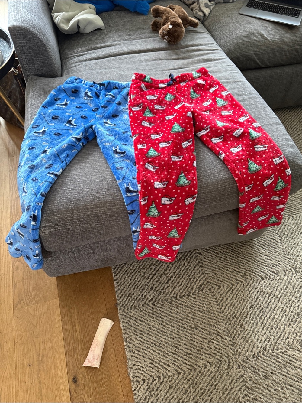 Vineyard Vines Kids Holiday Fleece Pajama Bottoms - Red & Blue